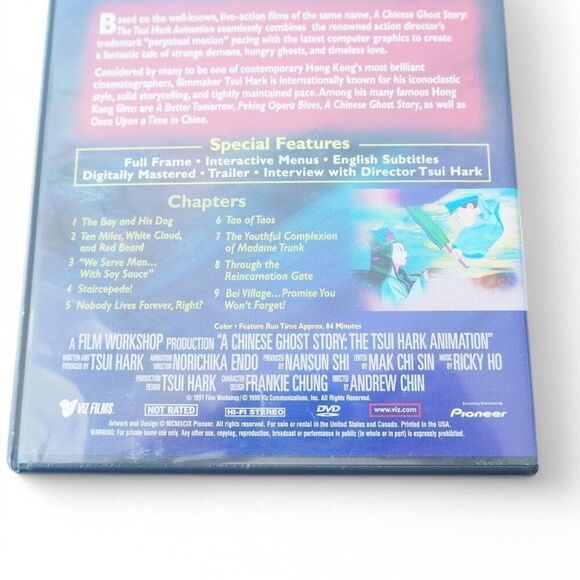 A Chinese Ghost Story DVD Tsui Hark 1987 Anime 'The Ethereal Spirit of a Beauty' - Picture 3 of 7
